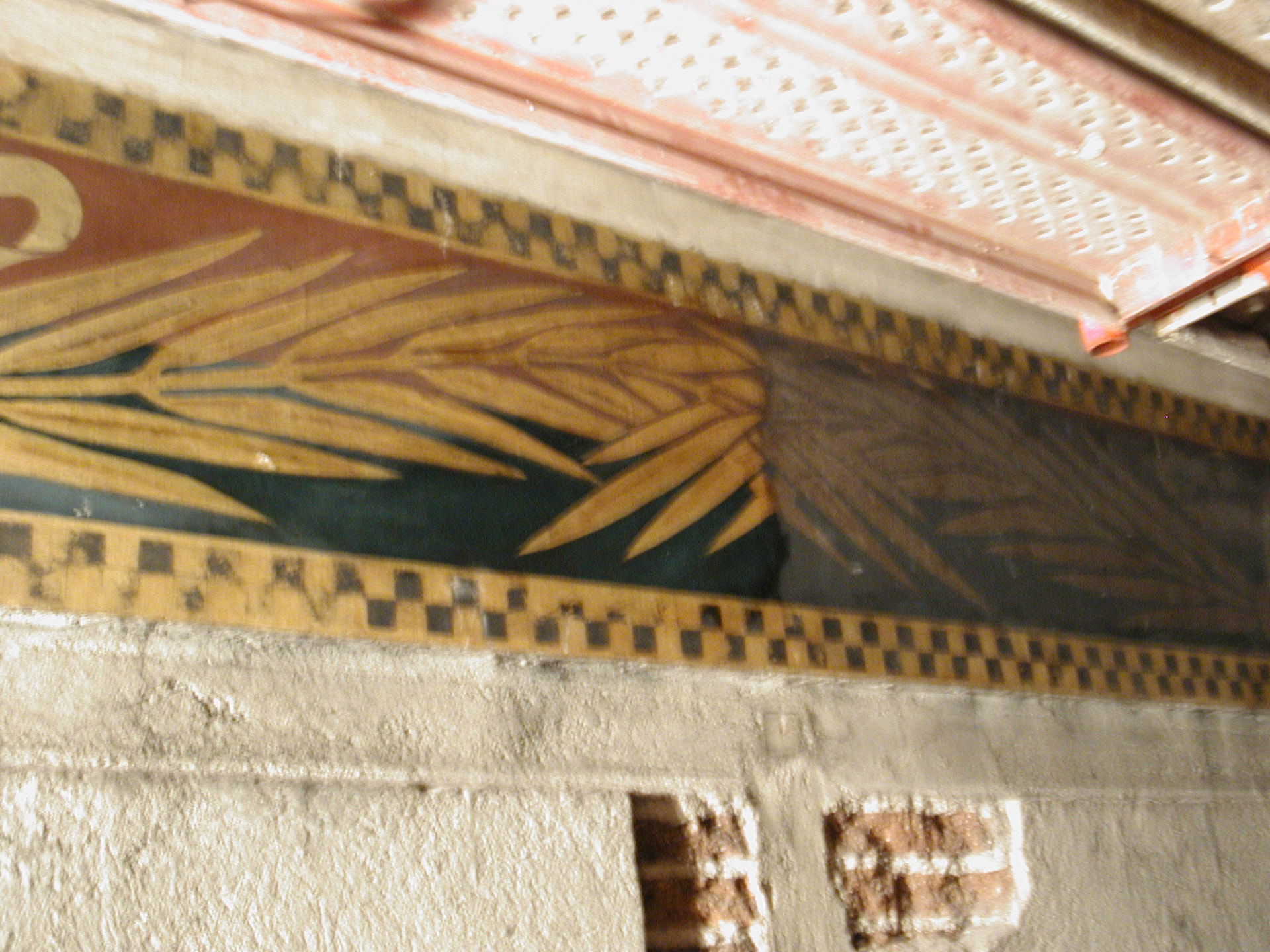 Decoració mural — procés de restauració