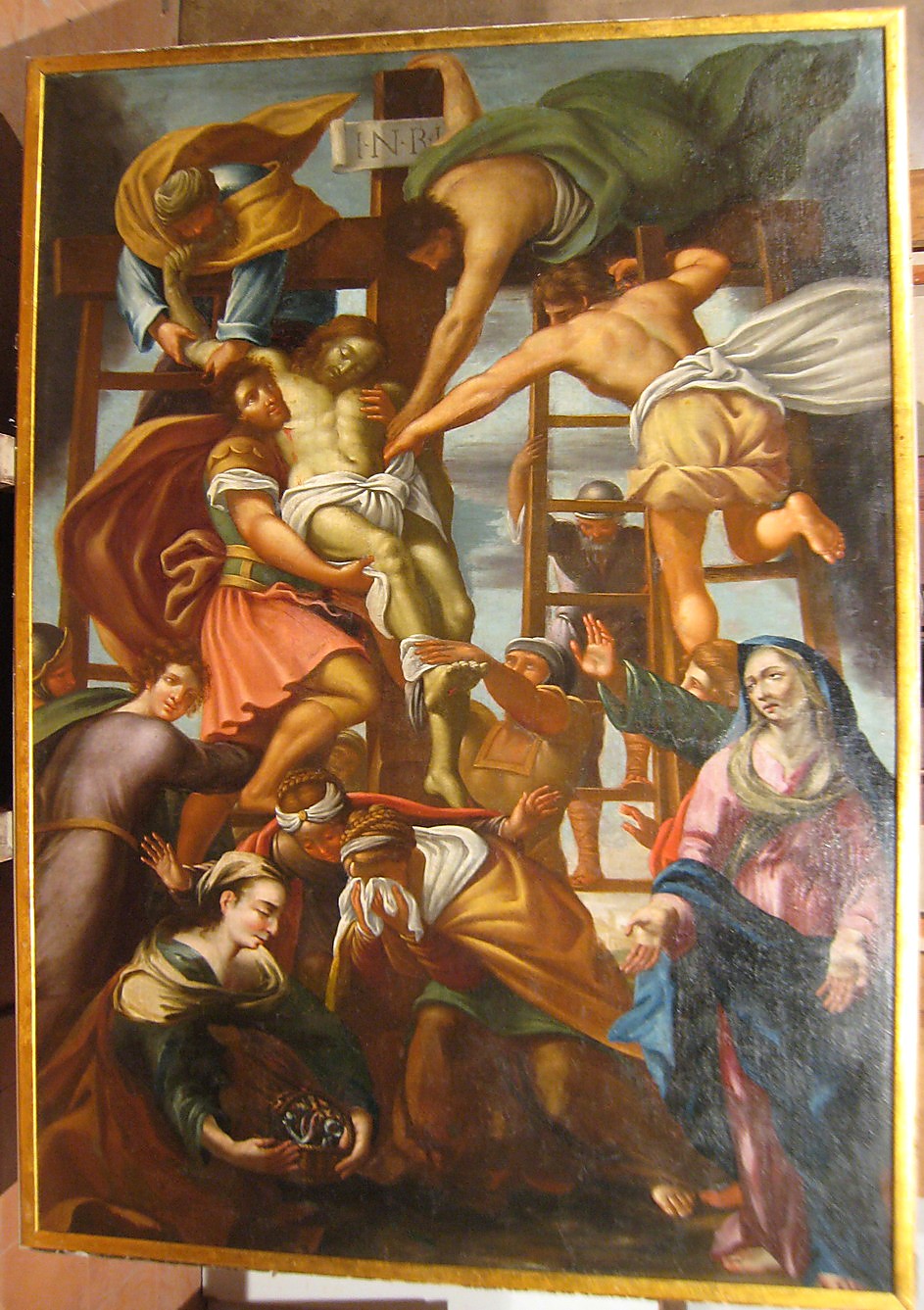 Davallament de la Creu després de la restauració — Casa Museu Fundació Maurí