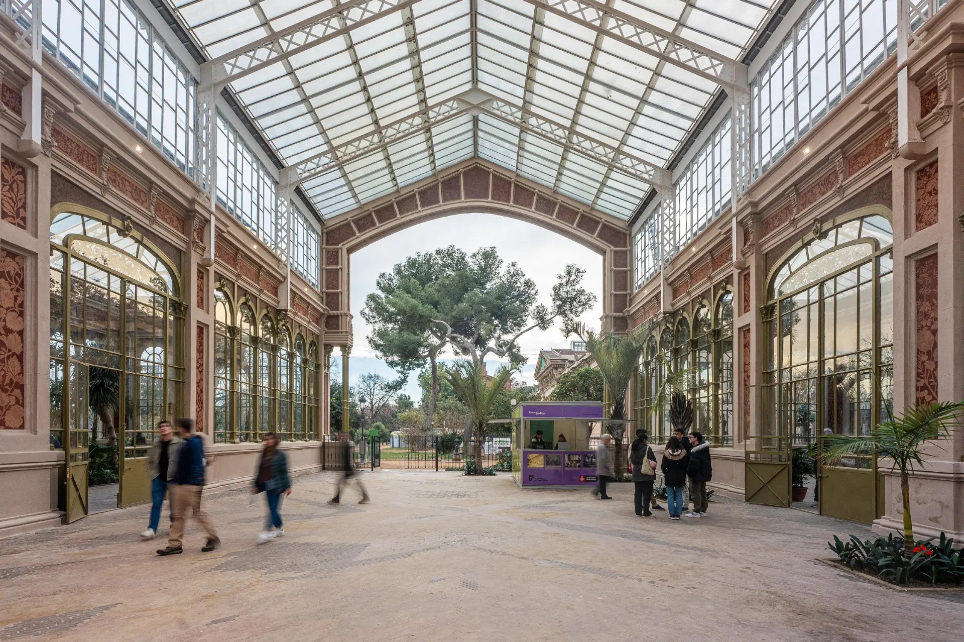 Resultat: interior restaurat de l'Hivernacle
