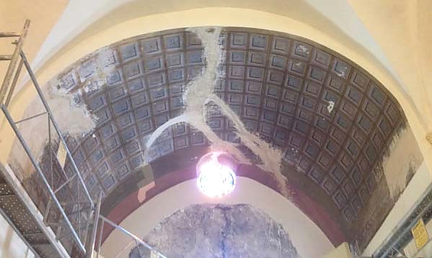 Volta de l'absis després de la restauració