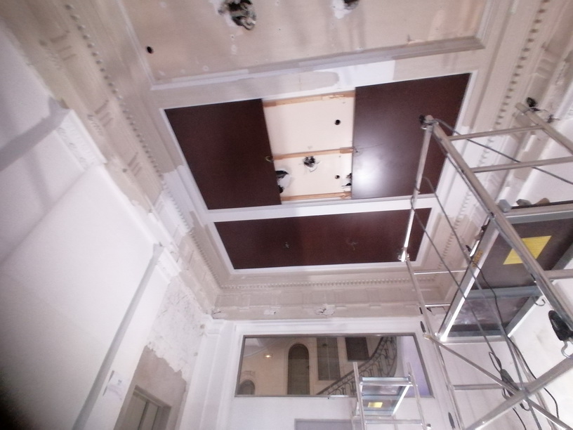 Procés: restauració del sostre del vestíbul