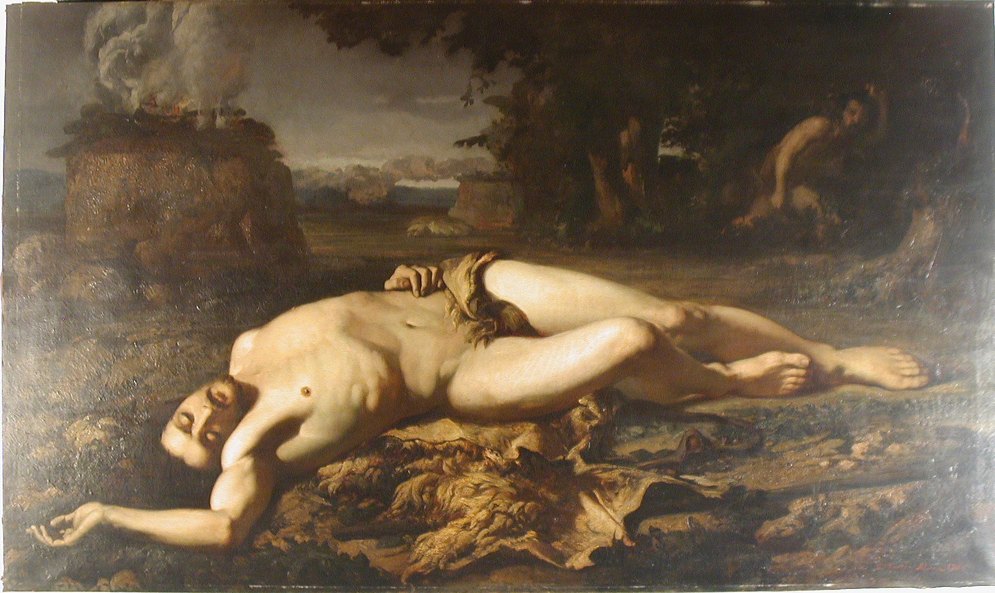 Resultat final: la pintura recupera la llum, el color i la profunditat originals