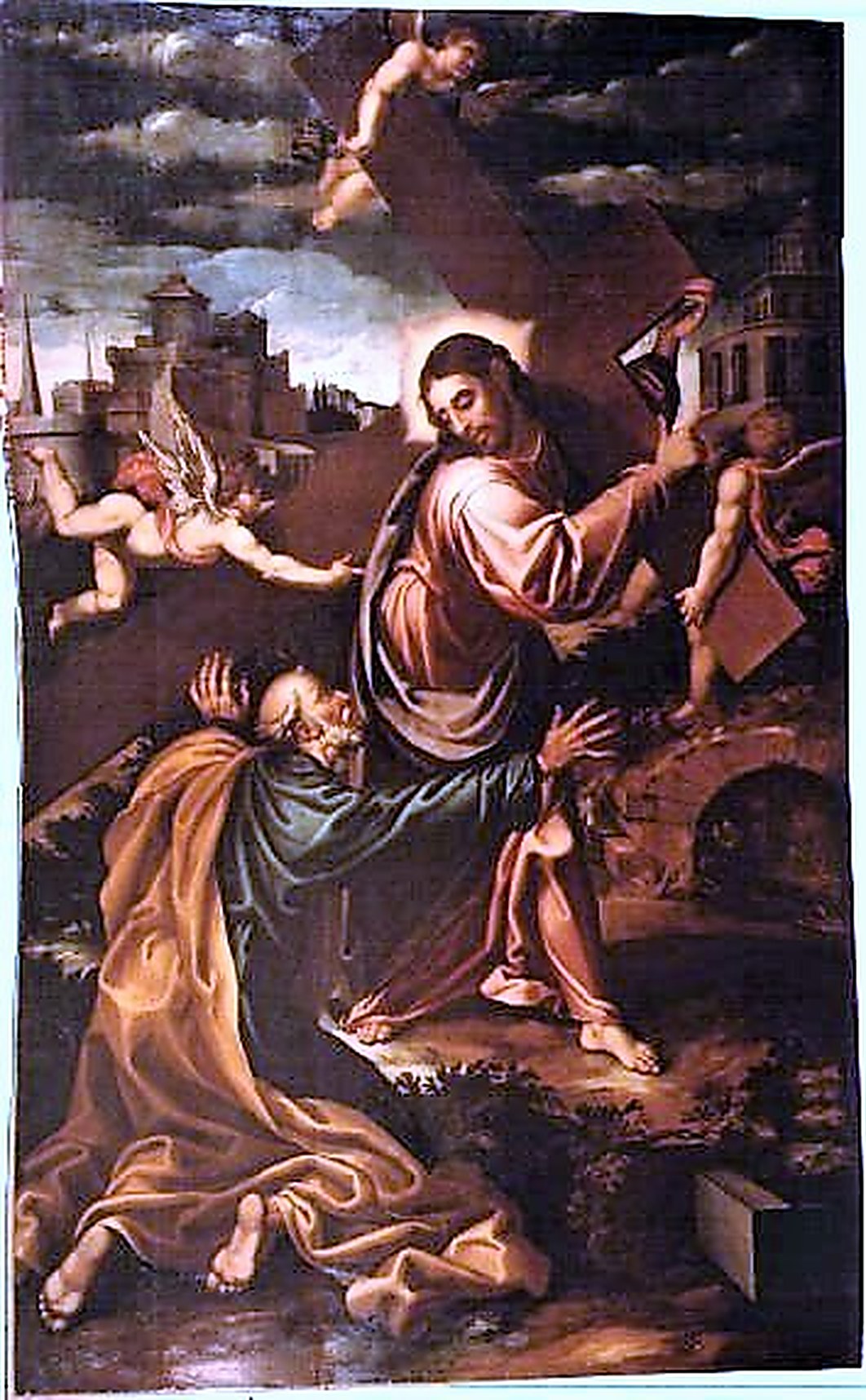 Taula del Quo vadis restaurada