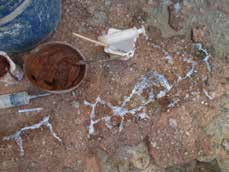 Reintegració de fissures amb morter