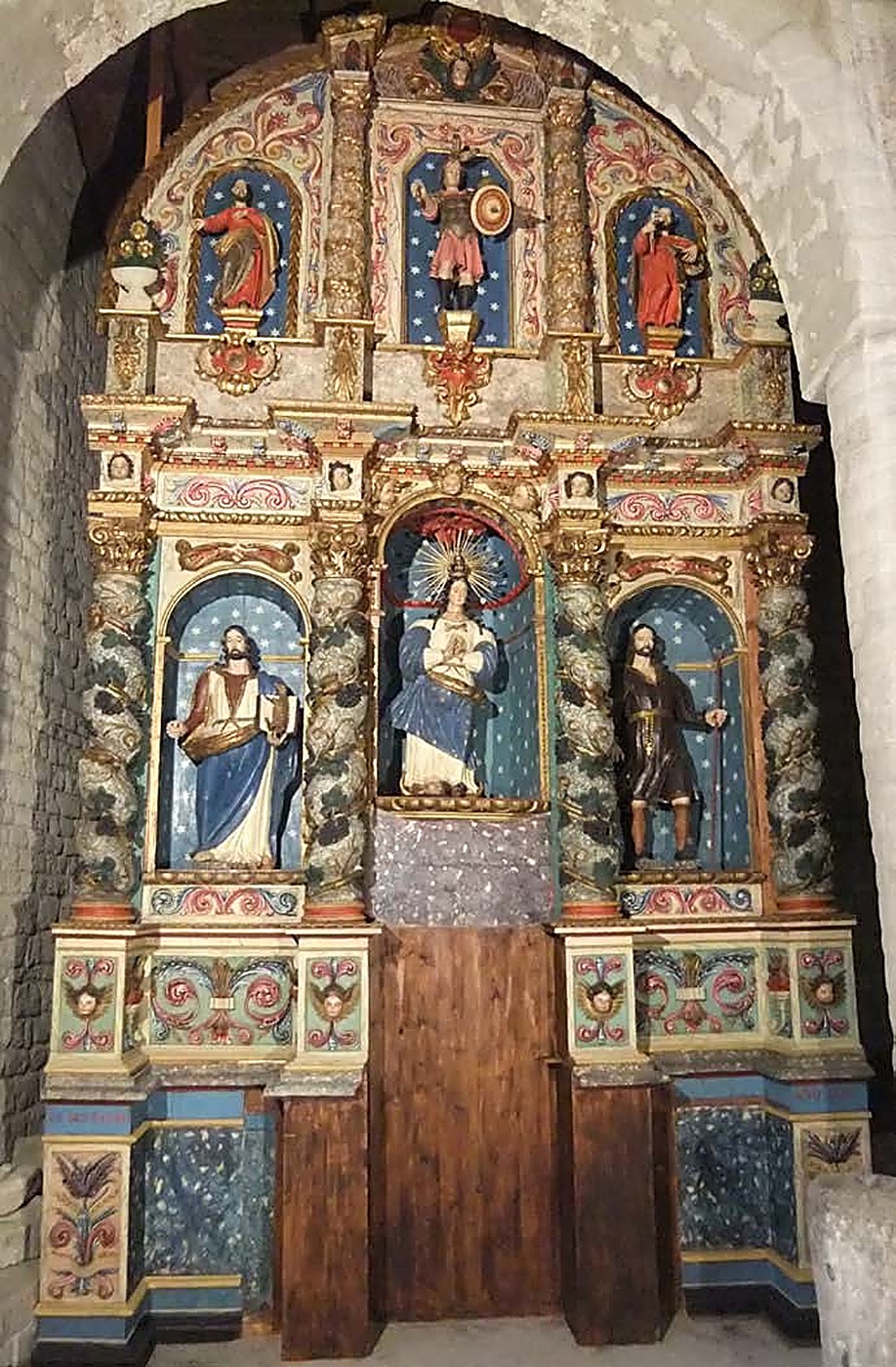 Retaule major abans de la restauració