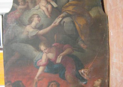 2005 : Restauració d’una col·lecció de peces (talla i pintures i reconstrucció de marcs amb resina de poliester) de l’església de Sant Joan Baptista de Valls (Tarragona).