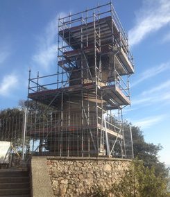 2015 : Restauració de l’escultura “L’escala de l’Enteniment” de Josep Mª Subirachs ( Abadia de Montserrat – Bages). (Treball per a la constructora Urcotex).